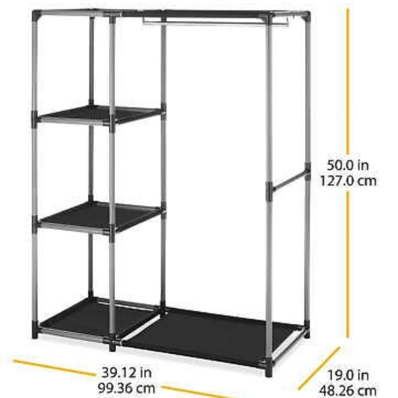 🐾Black and Gray Storage Organizer plastic and fabric🎉 - Picture 3 of 9